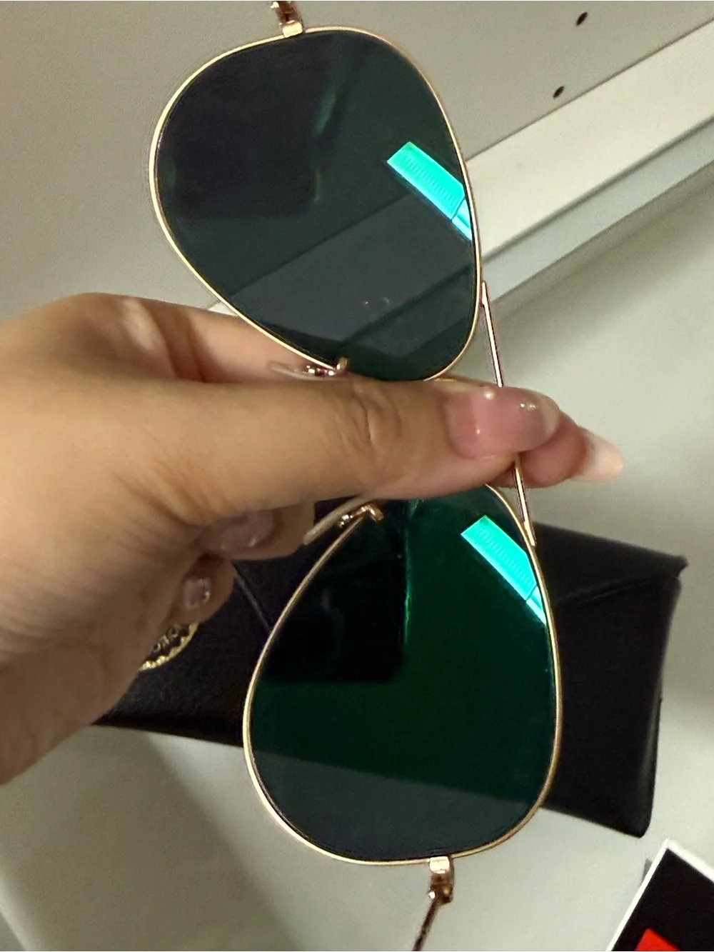 Ray-Ban Aviator Flash Polarized Sunglasses